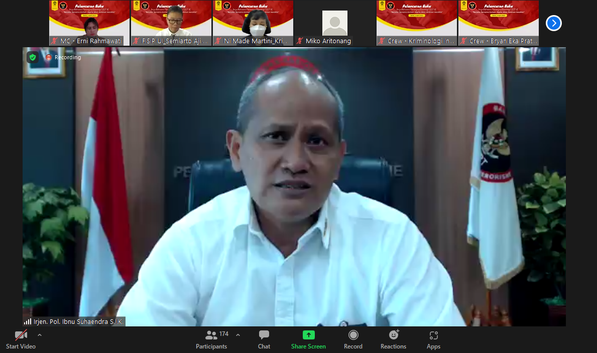 Deputi II BNPT Harap Buku “Berjalan Bersama Korban” Menjadi Inspirasi Kebaikan
