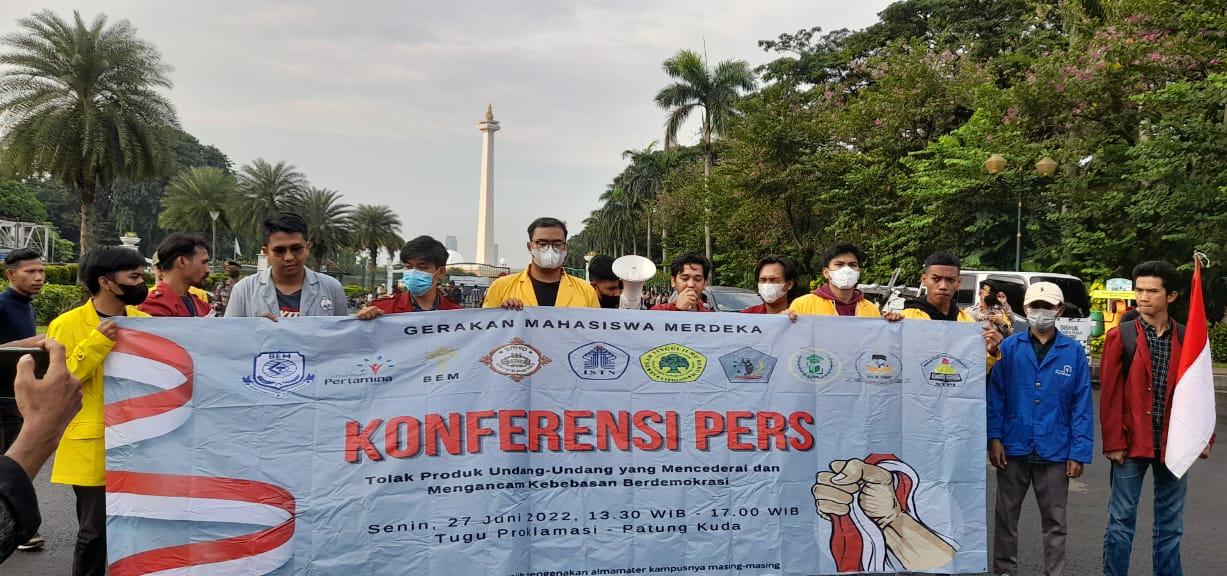 Gerakan Mahasiswa Merdeka Demo Tolak RKUHP Besok