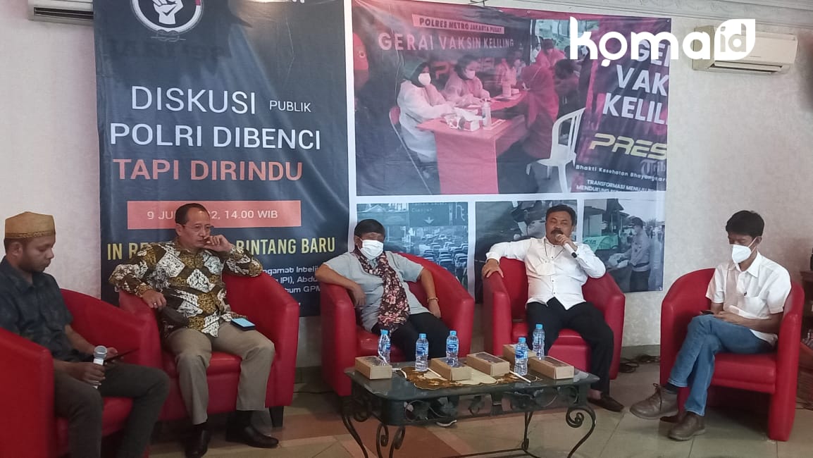 Diskusi JARI 98 “Polri Dibenci Tapi Dirindu”, Slogan Presisi Dipuji Beradaptasi saat Situasi Darurat