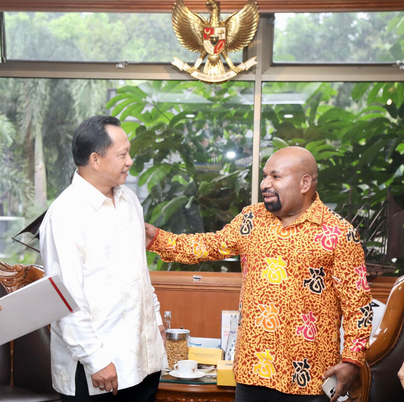 Temui Mendagri, Lukas Enembe Pastikan Dukung Pemekaran