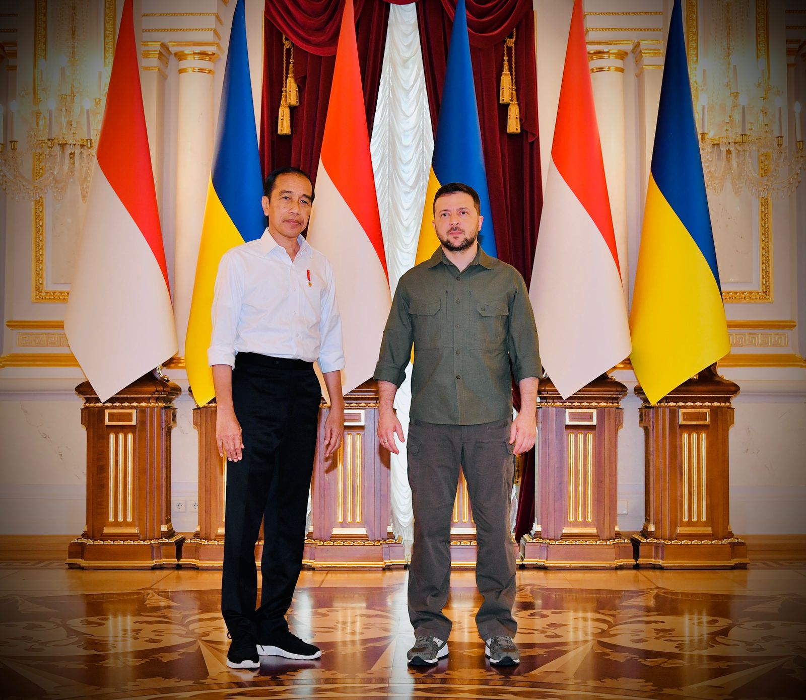 Dikunjung Jokowi, Wujud Indonesia Peduli Ukraina