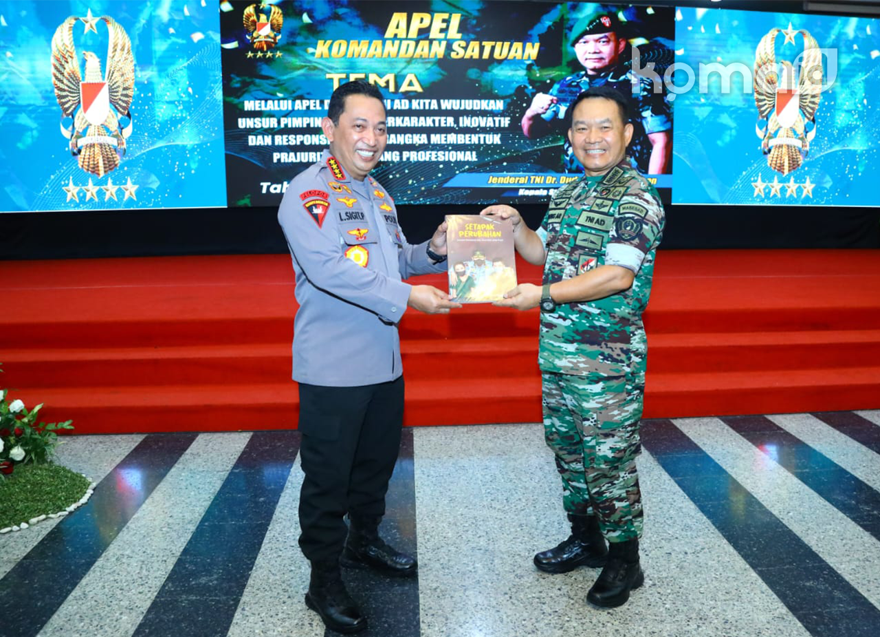 Kapolri Tekankan Sinergitas TNI-Polri Harga Mati Demi Wujudkan Indonesia Emas 2045