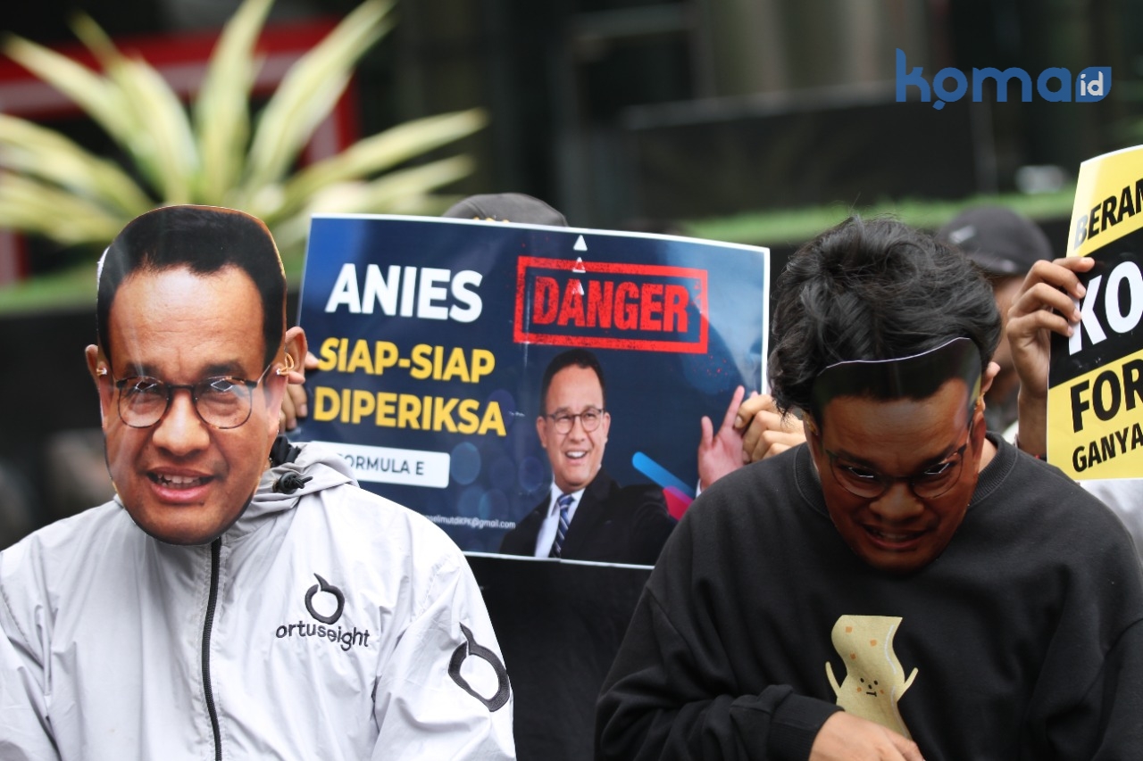 Aksi Jumat Keramat Satgas Pemburu Koruptor : Anies Wajib Hadapi Proses Hukum Formula E, Jangan Besar Kepala Dulu!