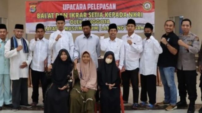 Lagi, Kini Giliran Jamaah Khilafatul Muslimin Lampung Nyatakan Ikrar NKRI