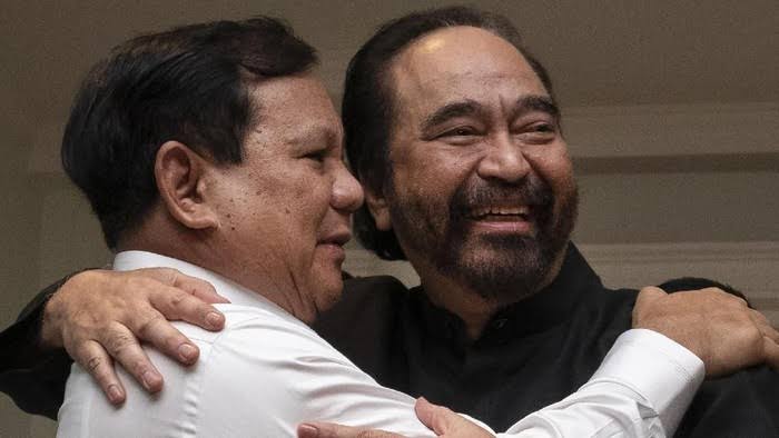 Prabowo dan Rombongan Temui Surya Paloh di Markas NasDem, Bahas Pilpres 2024?