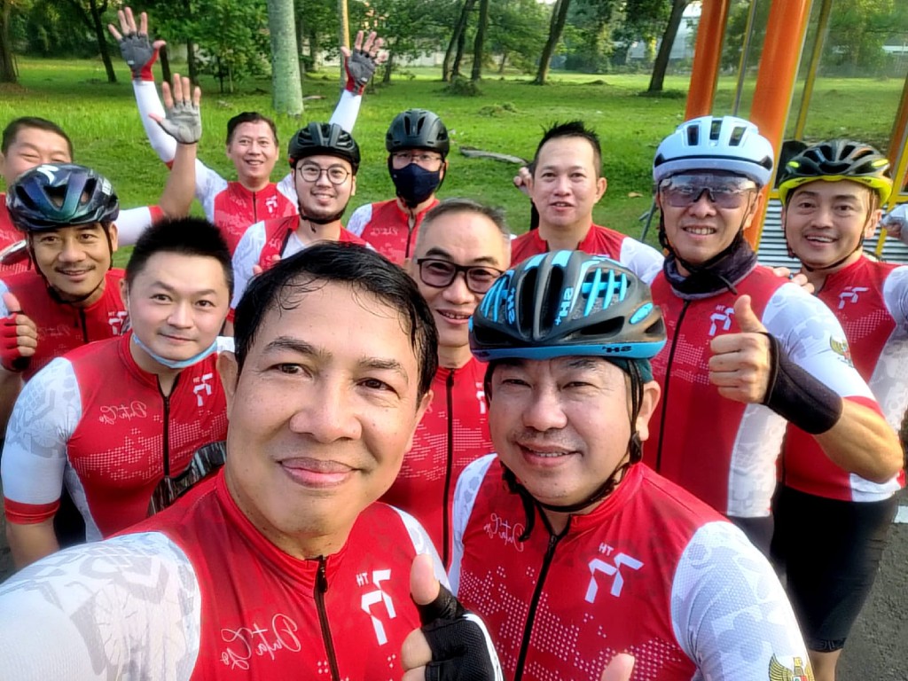Peringati HUT Kemerdekaan R, Grup Pencinta Gowes Dutago Gelar Gowes 77 Kilometer