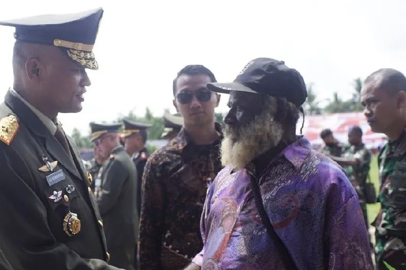 Mantan Petinggi OPM Ikut Upacara HUT Kemerdekaan RI Ke-77
