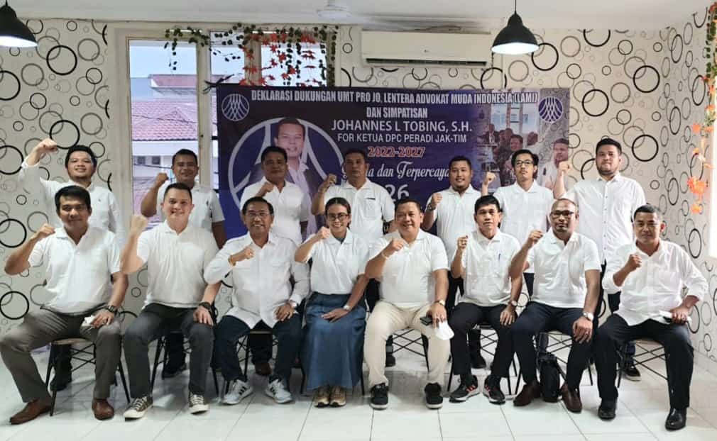 Pemilihan DPC PERADI Jaktim, LAMI : Kami Dukung Penuh Johanes L Tobing