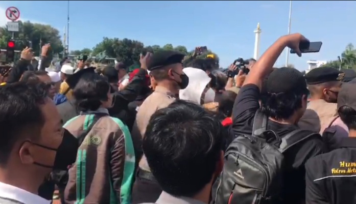 Sama-sama Demo Tolak BBM Naik, GNPR Persekusi Orator dan Usir Mahasiswa