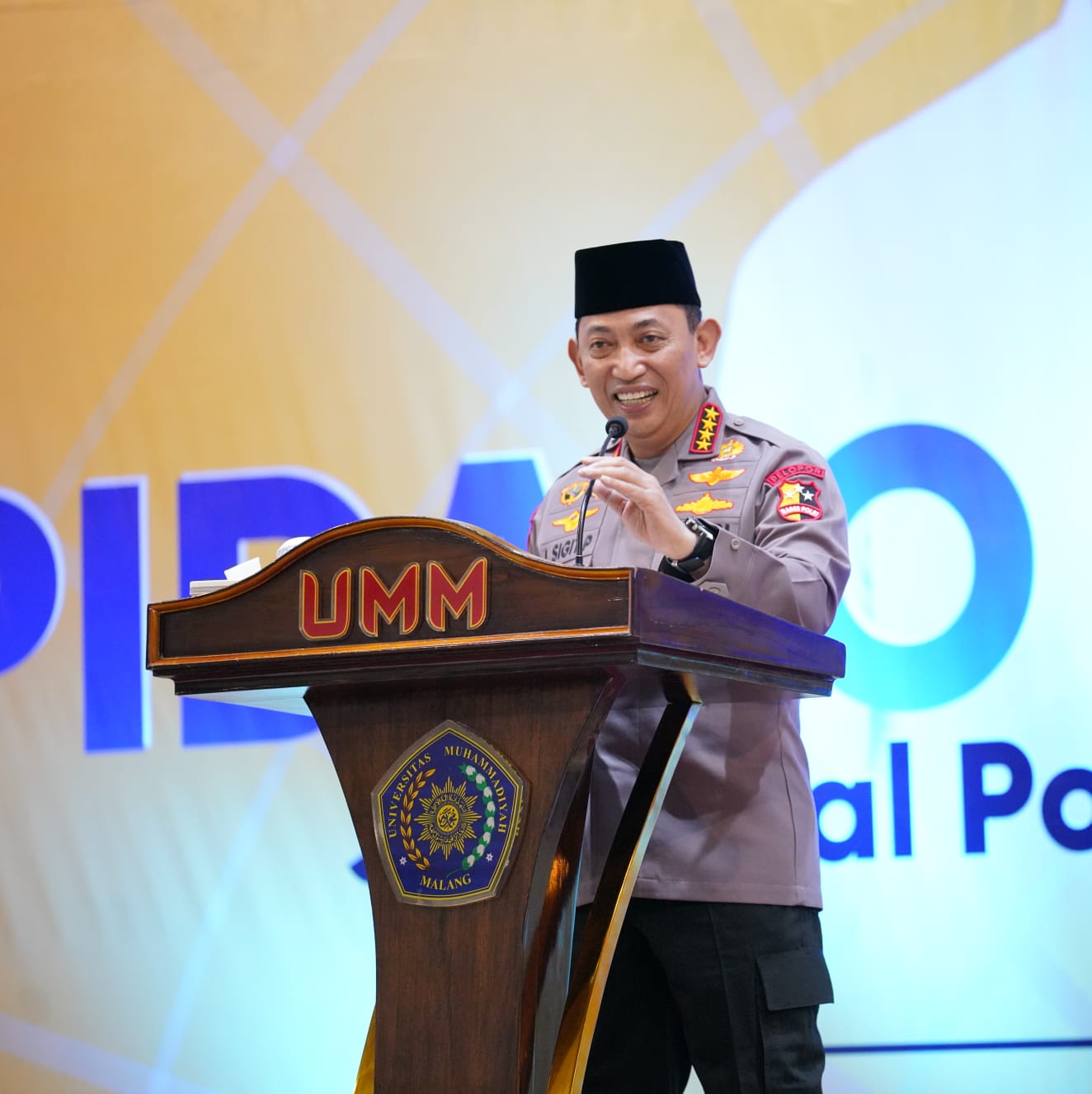 Kapolri Tekankan Pentingnya Jaga Persatuan & Kesatuan Bangsa Dihadapan Angkatan Muda Muhammadiyah