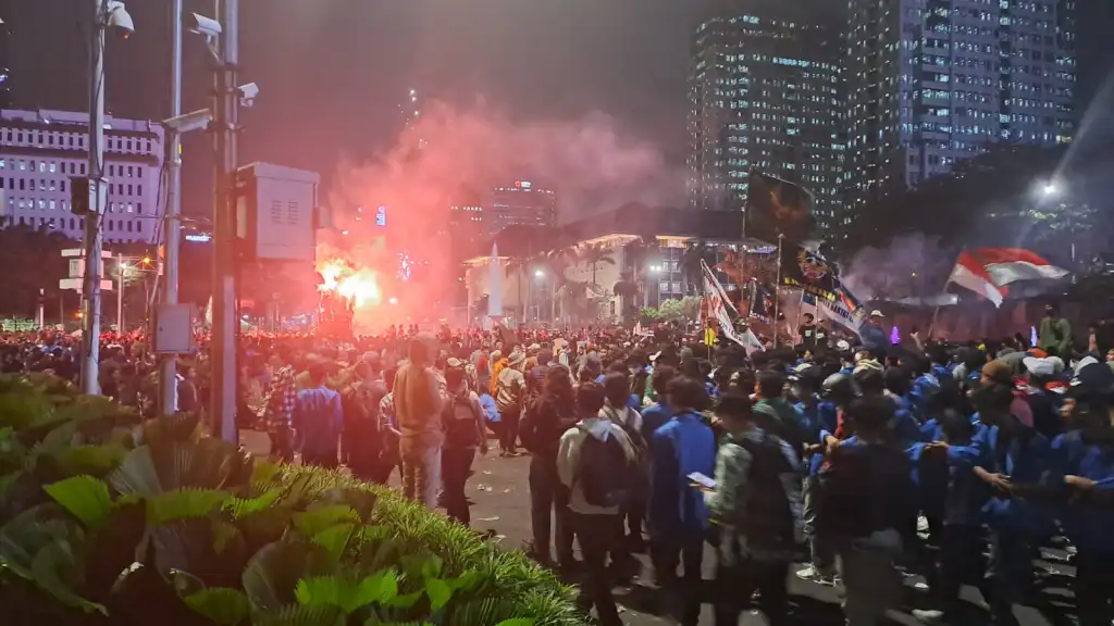 Gegara HP Hilang, Pendemo di Patung Kuda Pilih Bubar