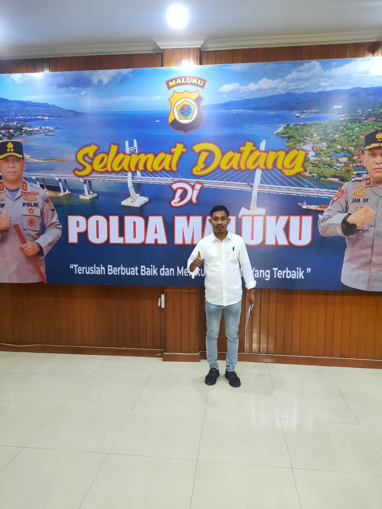 Koordinator LKMDI Maluku Resmi Laporkan SBY, AHY, dan Andi Arief ke Polda Maluku