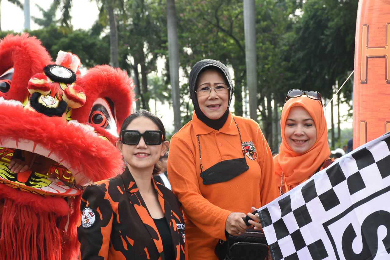 Tumpah Ruah di Monas, Srikandi Pemuda Pancasila: Bersatu Bumikan Pancasila