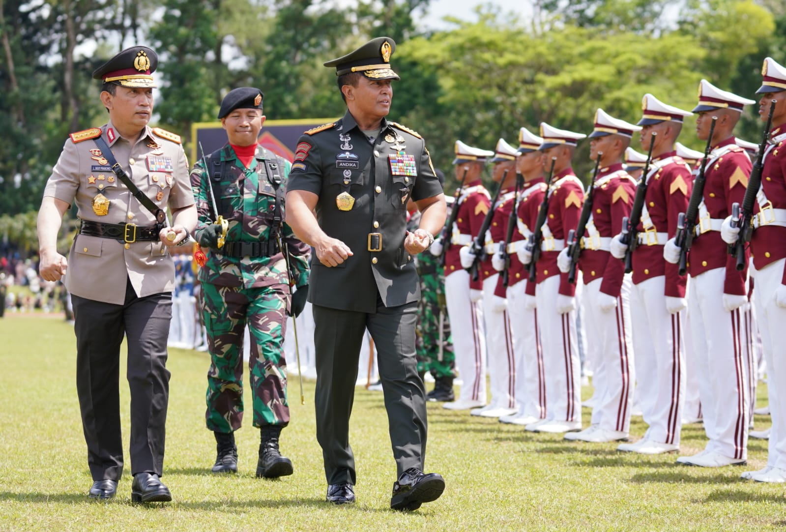 Beri Pesan untuk 1.028 Taruna, Kapolri: Ingat Sinergitas TNI-Polri Akan Menjamin Stabilitas Keamanan dan Politik