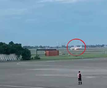Mesin Pesawat Lion Mengeluarkan Api Sesaat Take Off, Pilot Pilih Kembali Ke Bandara Soetta