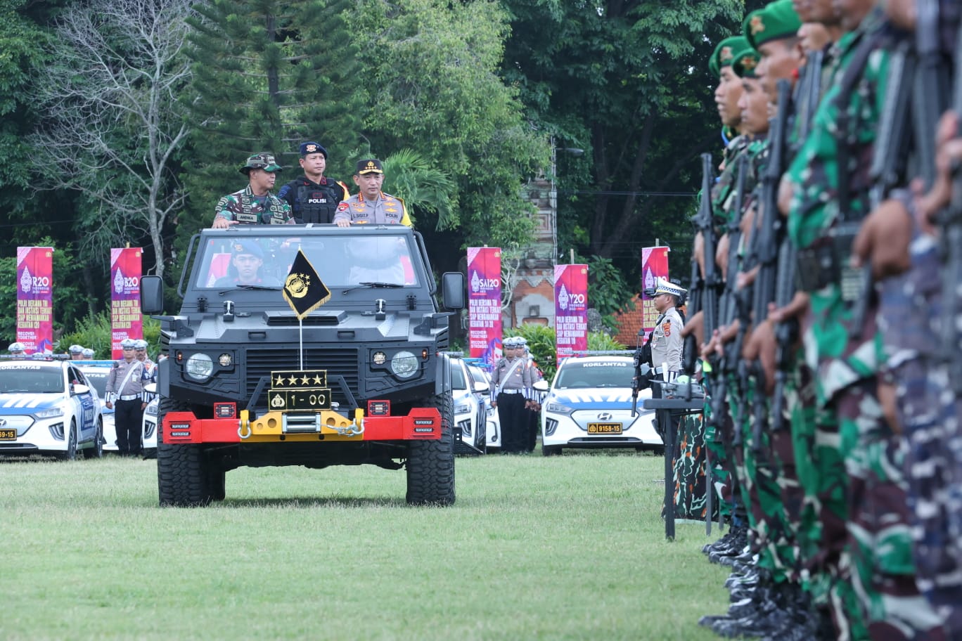 Pimpin Apel Pasukan Operasi Puri Agung, Kapolri: Presiden Minta Jaga Kehormatan Selama G20
