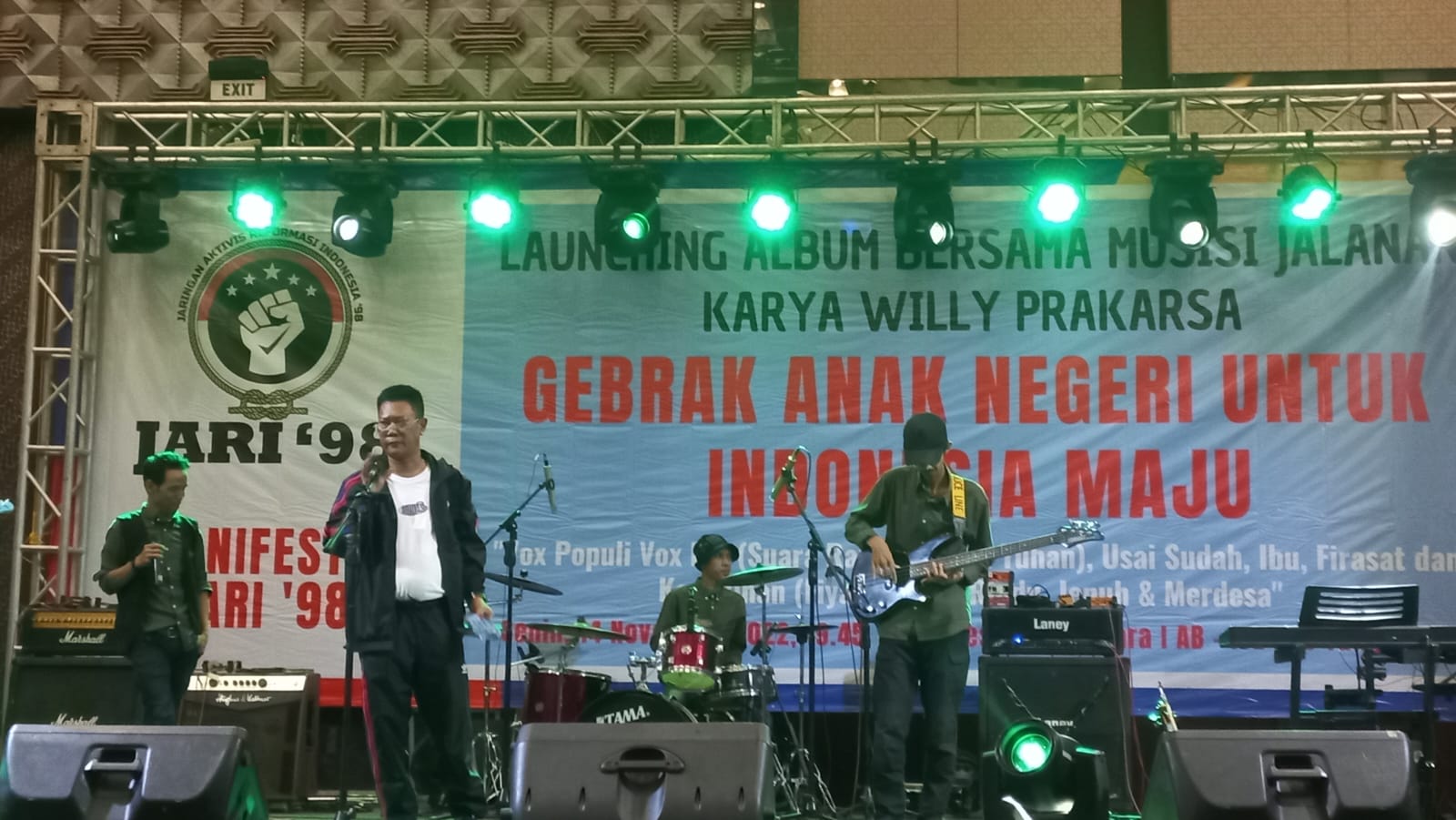 Launching Album Perdana Willy Prakarsa Ketua Presidium JARI 98
