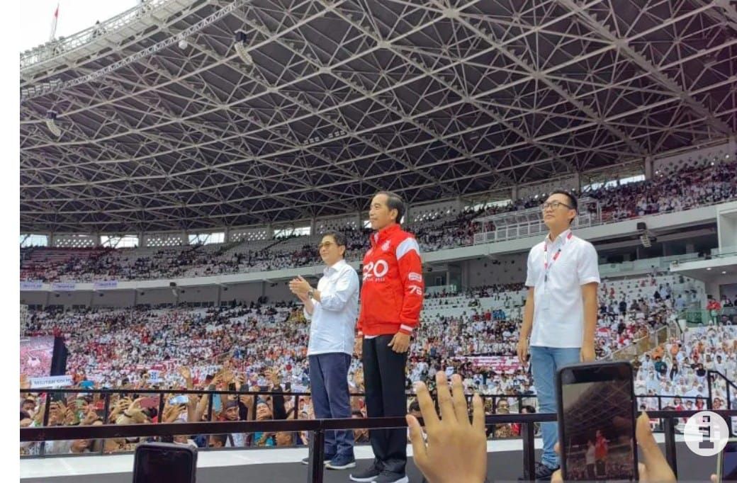 Manut Jokowi, Ini 6 Poin Deklarasi Relawan Gerakan Nusantara di GBK