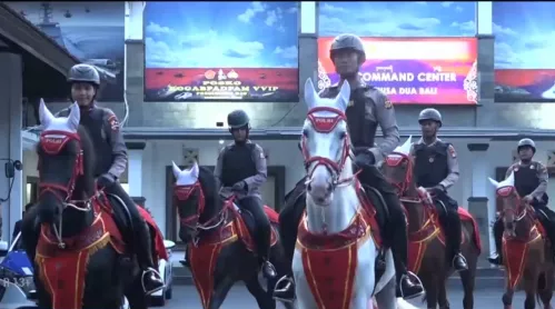 Polisi Berkuda amankan KTT G20