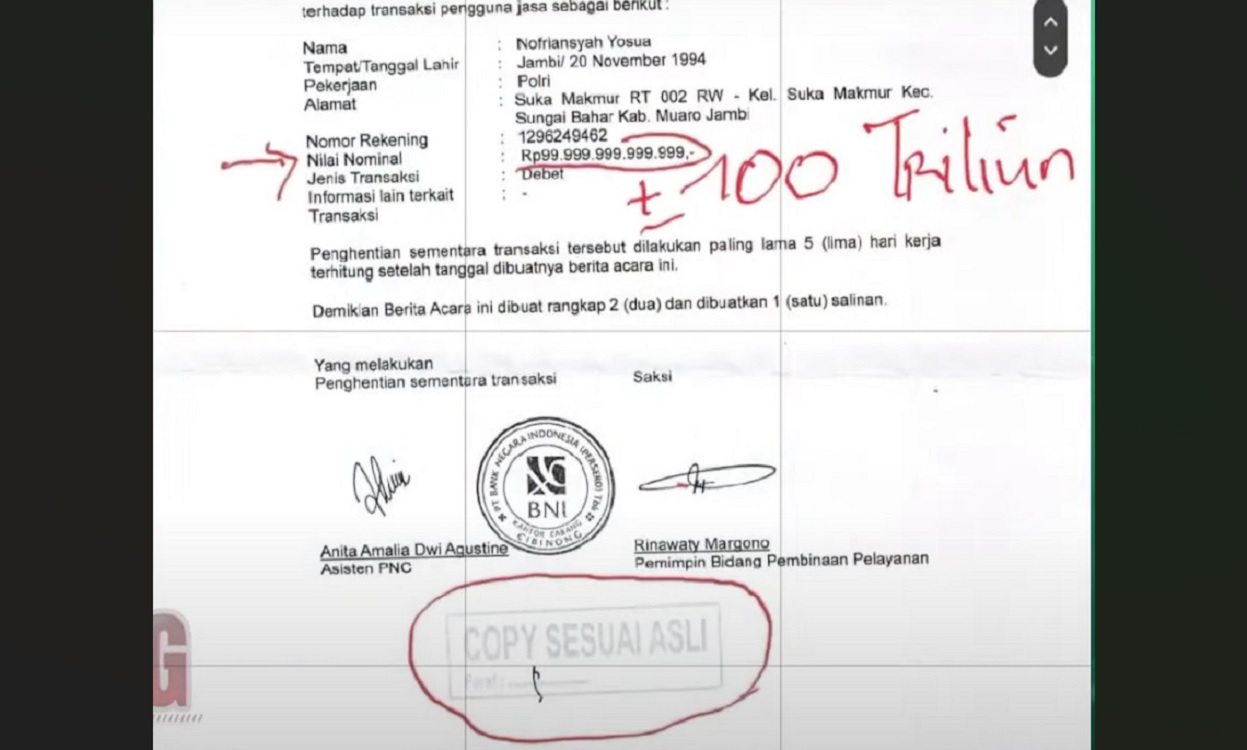 Polemik Rekening Brgadir J Nyaris Tembus Rp 100 Triliun, Begini Penjelasan BPK