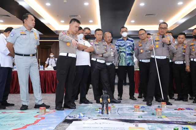 Korlantas Polri Gelar TFG Persiapan Operasi Lilin 2022