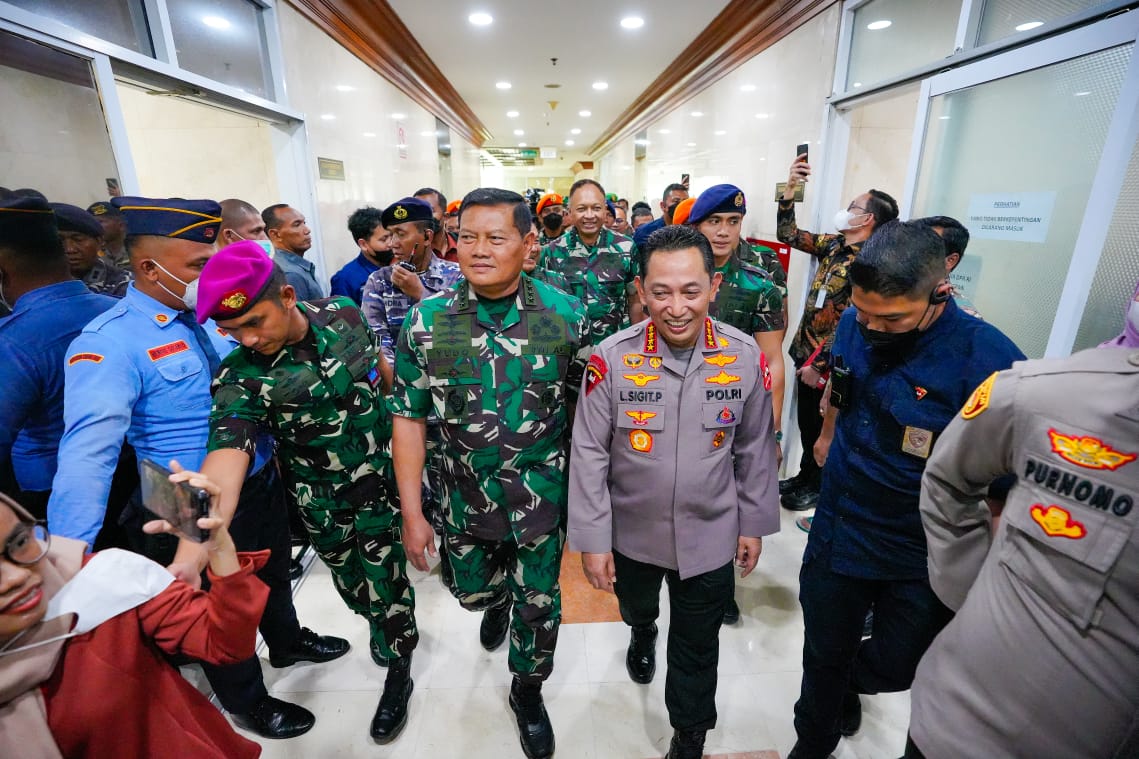 Dampingi KSAL Laksamana Yudo Margono Fit and Proper Test, Kapolri: Bentuk Sinergitas TNI-Polri!