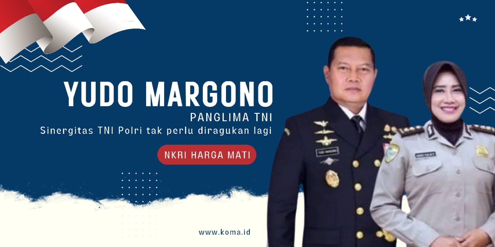 Yudo Margono Soal Sinergitas TNI-Polri : Tak Diragukan, Istri Saya Saja Polri Kok!