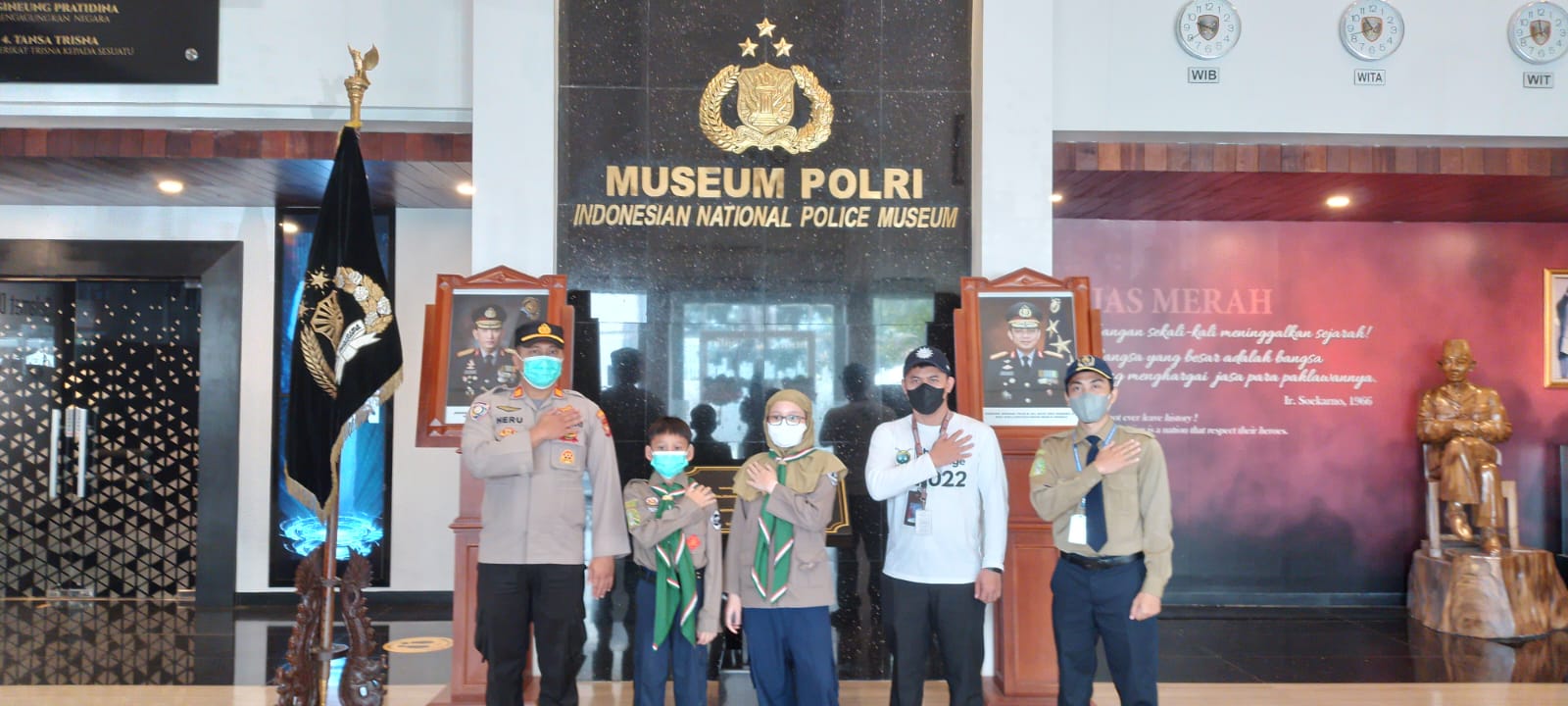 Senangnya Siswa SD Muhammadiyah 5 Jakarta Ikuti Magang Terakhir di Museum Polri “Polisi Sahabat Anak”