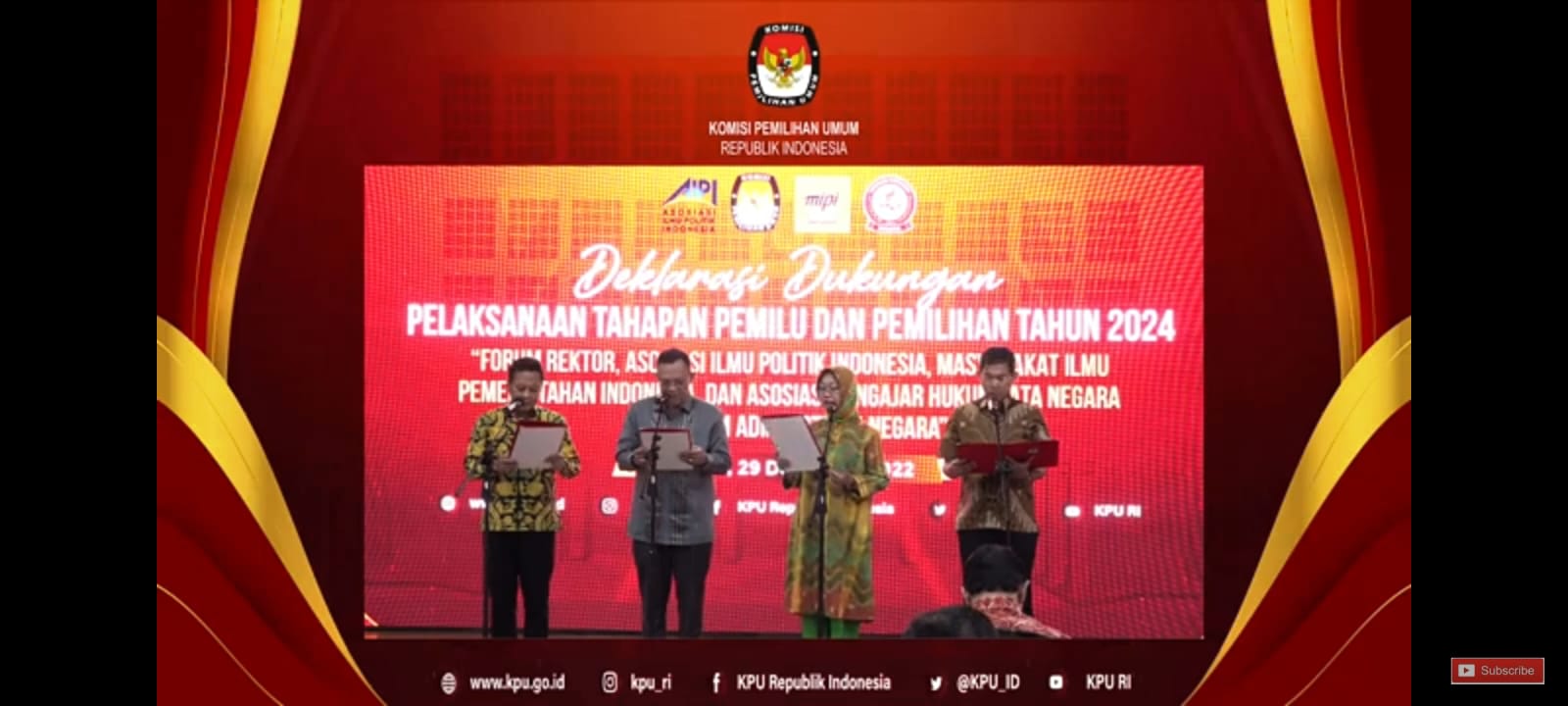 KPU Teken MoU dengan Asosiasi Profesi Keilmuan untuk Tingkatkan Kualitas Pemilu 2024