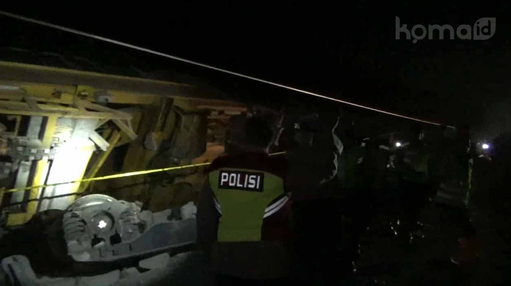 Kereta Konstruksi Proyek Cepat Jakarta Bandung Dilaporkan Mengalami Kecelakaan