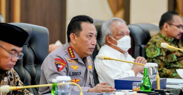 Rapat Lintas Sektoral Nataru 2023, Kapolri Siap Wujudkan Rasa Aman untuk Masyarakat