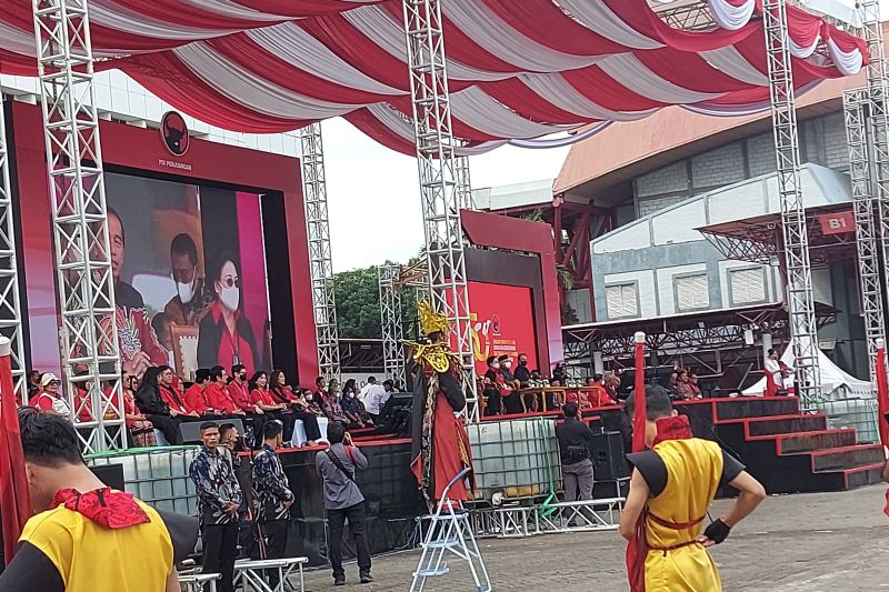 Presiden dan Para Pejabat Negara Hadiri HUT Ke-50 PDIP