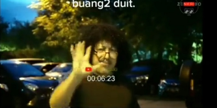 Habib Kribo viral video buang buang uang haji