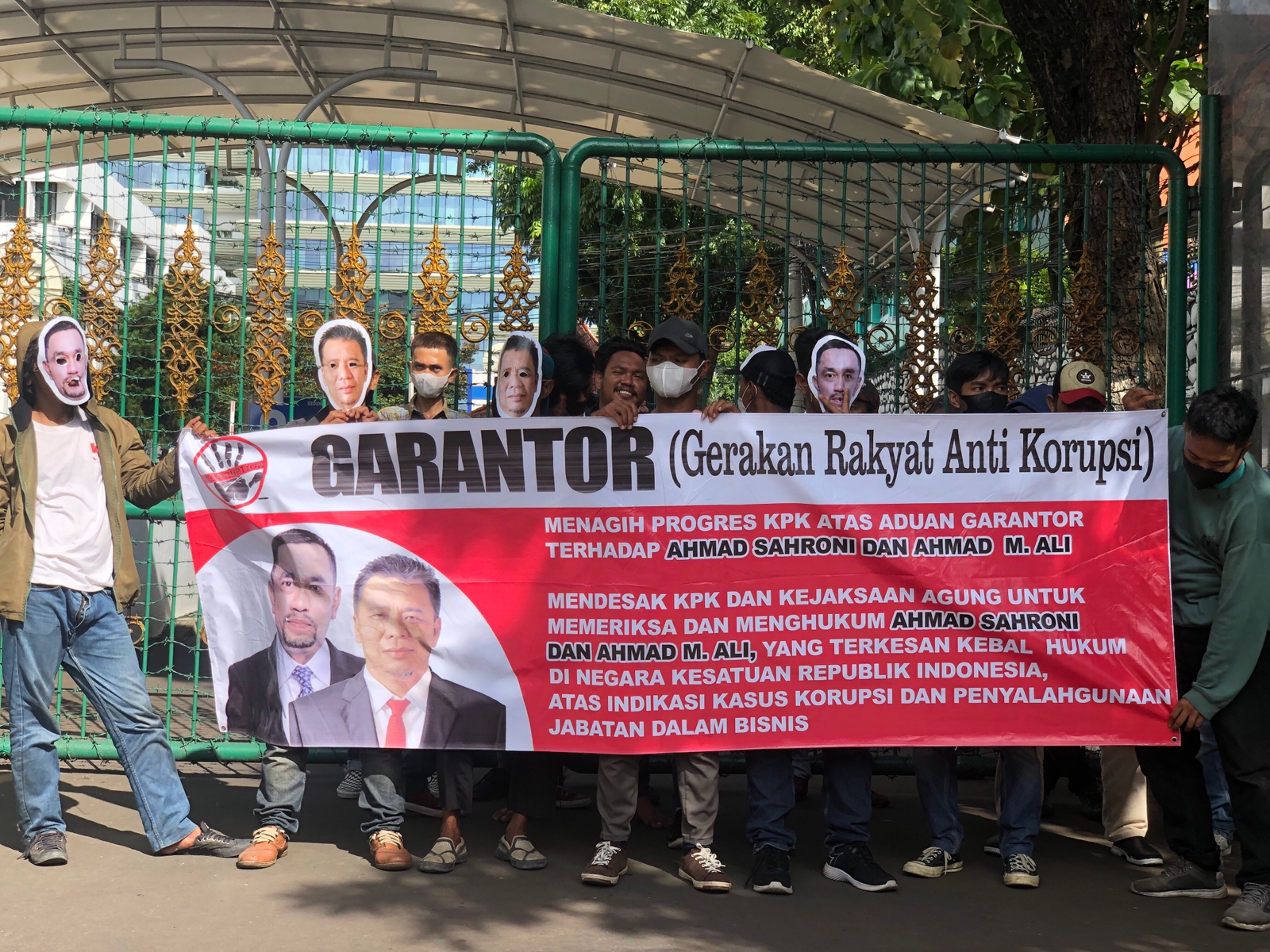 Aksi Jilid V, Garantor Tagih KPK soal Aduan terhadap Dua Anggota DPR Ahmad Sahroni & Ahmad Ali