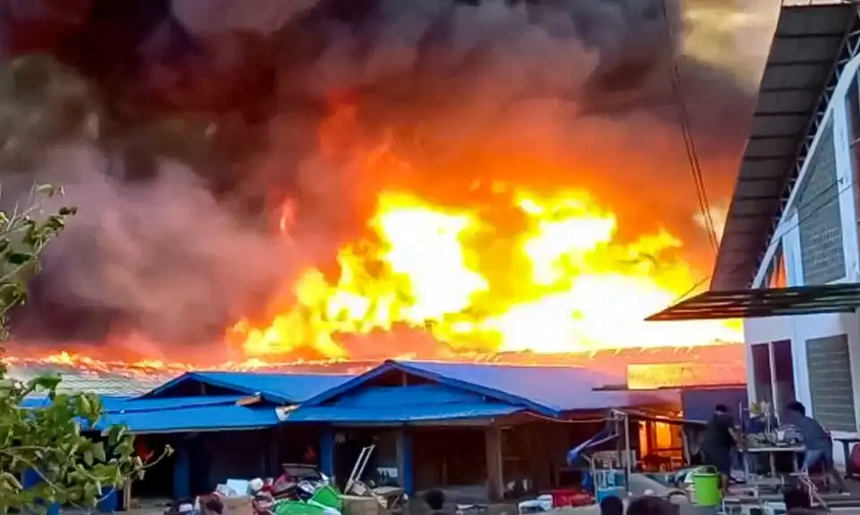 Brutalnya Aksi OPM Bakar Pasar Sentani, Sengaja untuk Usir Pendatang!