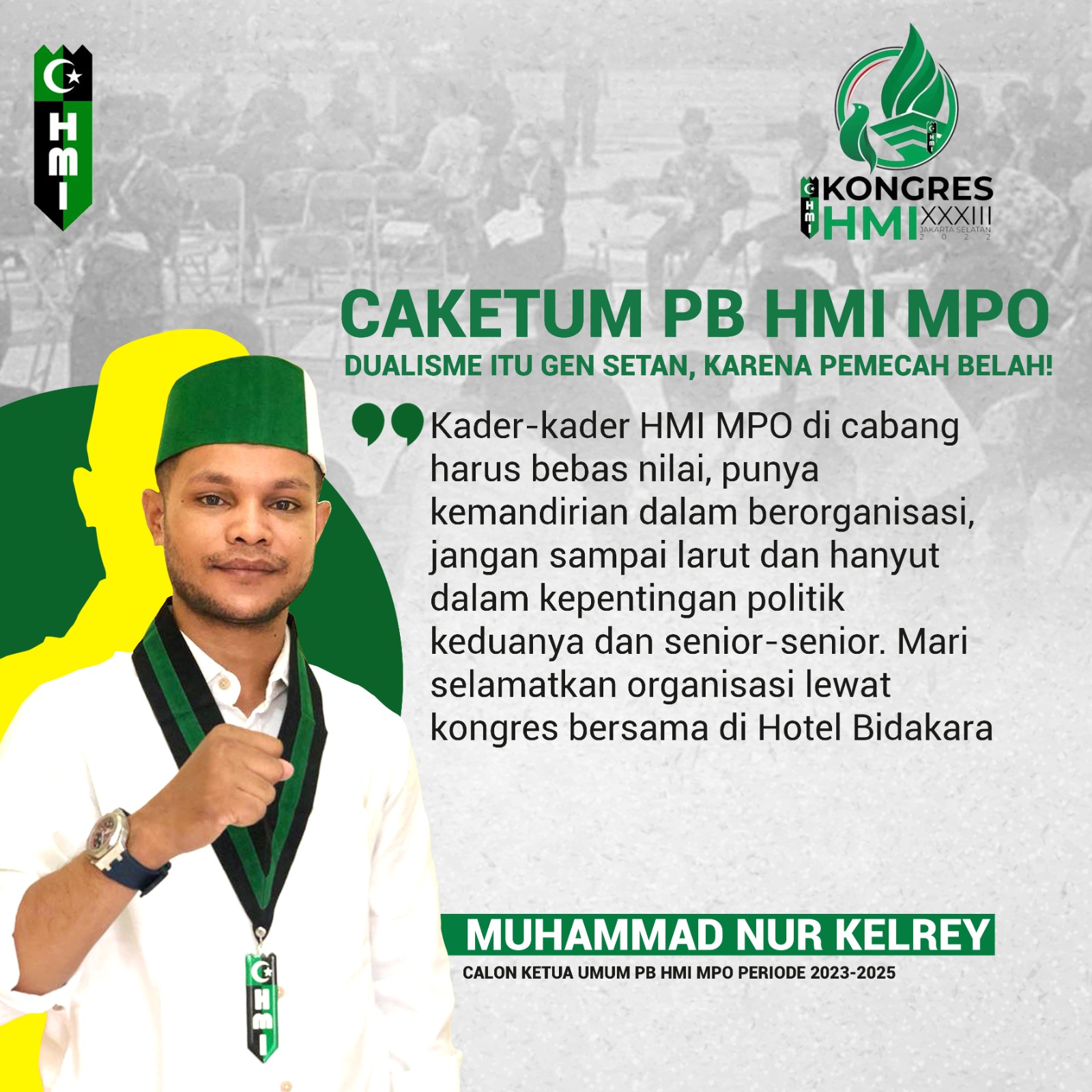 Miris Jelang Kongres ke XXXIII, HMI MPO Mulai Dirongrong Gerombolan ‘Serigala Berbulu Domba’
