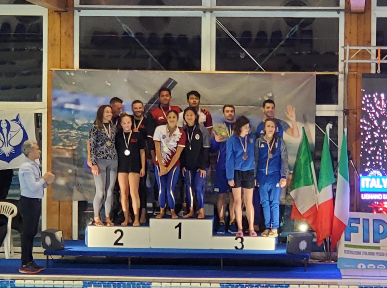 Selam Indonesia Boyong 7 Medali di Finswimming World Cup 2023 Italia