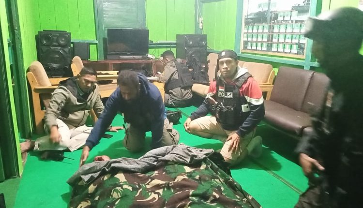 KKB Serang Anggota TNI/Polri Saat Pengamanan Sholat Teraweh Di Puncak Jaya