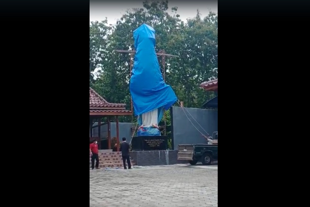 Kapolres Kulonprogo AKBP Muharomah Fajarini Dicopot, Imbas Kasus Intoleransi Patung Bunda Maria Ditutup Terpal