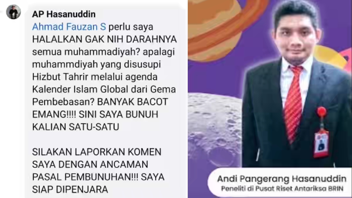 Peneliti BRIN Ancam Bunuh Warga Muhammadiyah, Rektor UMJ : Kok Tampilkan Gaya Preman?
