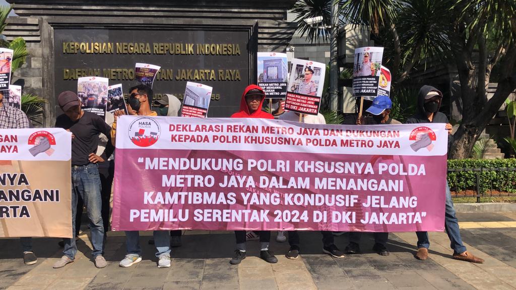 Hasa Polnus Gelar Deklarasi Rekan Metro Jaya, Siap Dukung Polri Jaga Kamtibmas Kondusif Jelang Pemilu 2024