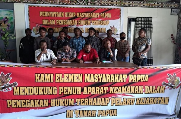 Giliran Pemuda Mandala Trikora Papua Dukung Penegakan Hukum terhadap KKB, Ali Kabiay: Ayo Kembali ke Pangkuan NKRI ! Jaga Kedamaian Kunci Pembangunan di Bumi Cenderawasih