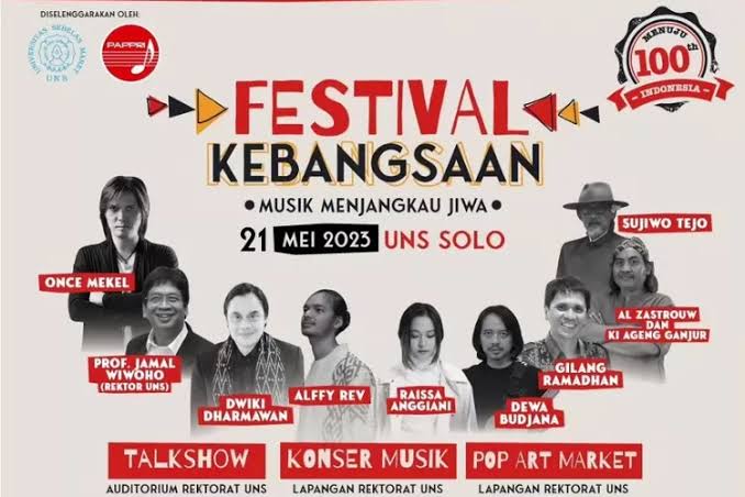 Bertabur Musisi Ternama, UNS & PAPPRI Hadirkan Festival Kebangsaan “Musik Menjangkau Jiwa”