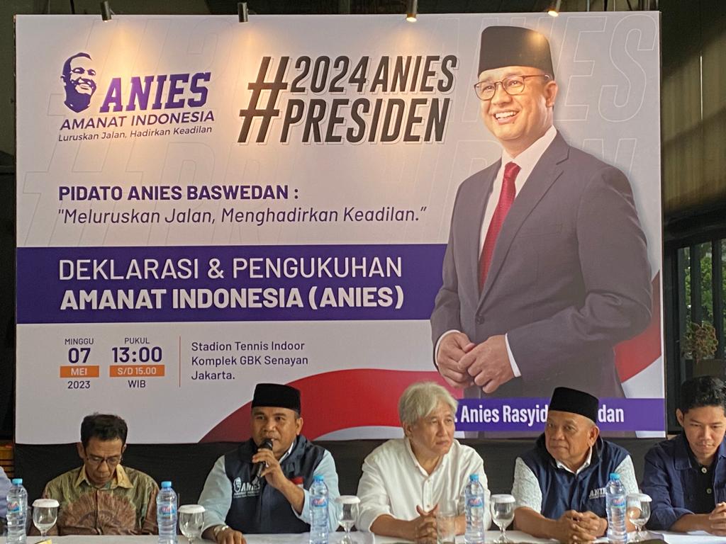 4 Ribu Relawan Anies Deklarasi Dukungan di Senayan 7 Mei 2023, Geisz Chalifah Colek Istana Negara