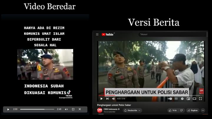 Viral Video Indonesia Dikuasai Komunis, Ternyata Hanya Editan Menyesatkan!
