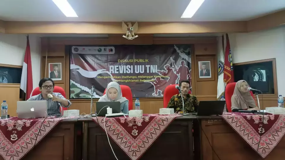 Revisi UU TNI Buka Pintu Kembalinya Dwifungsi ABRI
