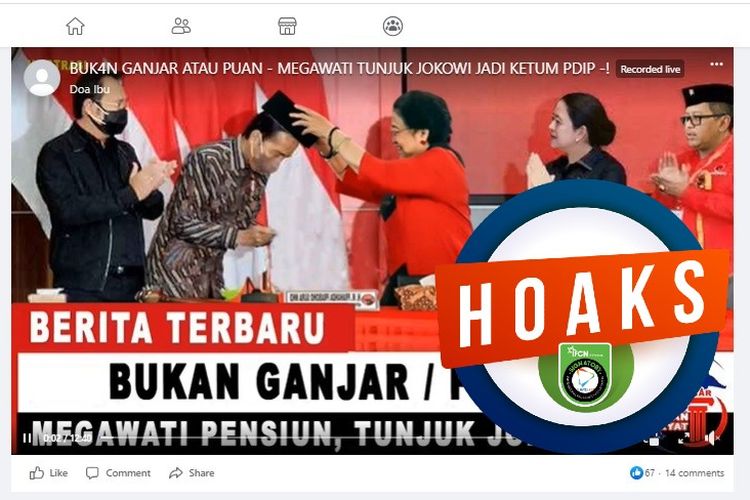 Megawati Serahkan Jabatan Ketum PDIP ke Jokowi?