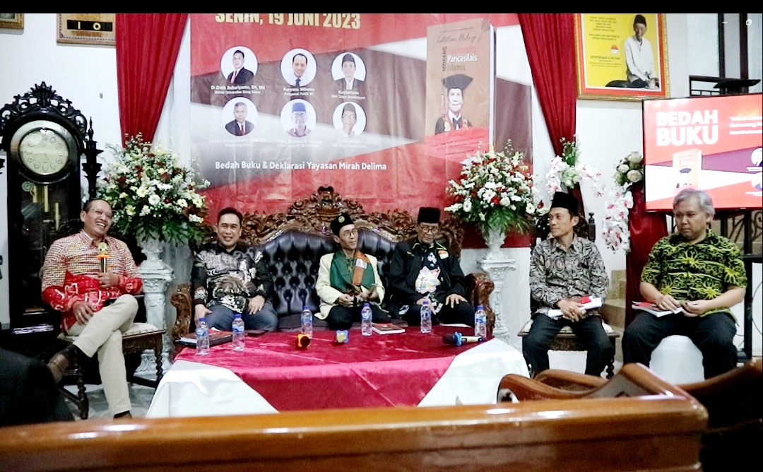 Mantan Rektor Universitas Bung Karno Luncurkan Buku ‘Catatan Hidup Seorang Nasionalis, Pancasilais dan Islamis’