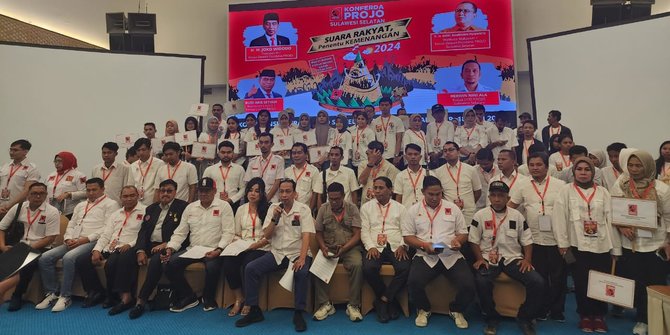 Projo Sulsel Sepakat Dukung Prabowo-Airlangga di Pilpres 2024