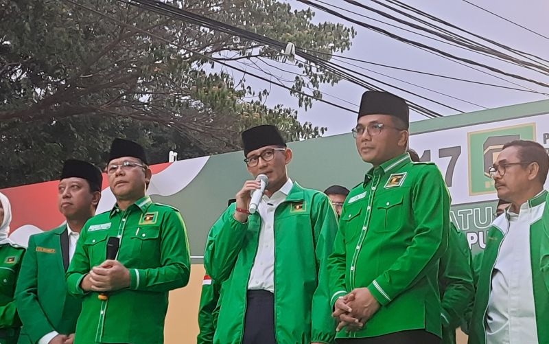 Sandiaga Resmi Kader PPP, Peluang Cawapres Makin Besar